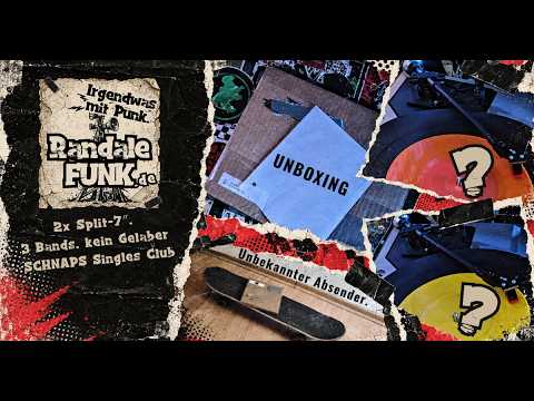 RandaleFUNK-Thumbnail zum UNVOXING der ersten beiden Ausgaben des SCHNAPS Singles Club