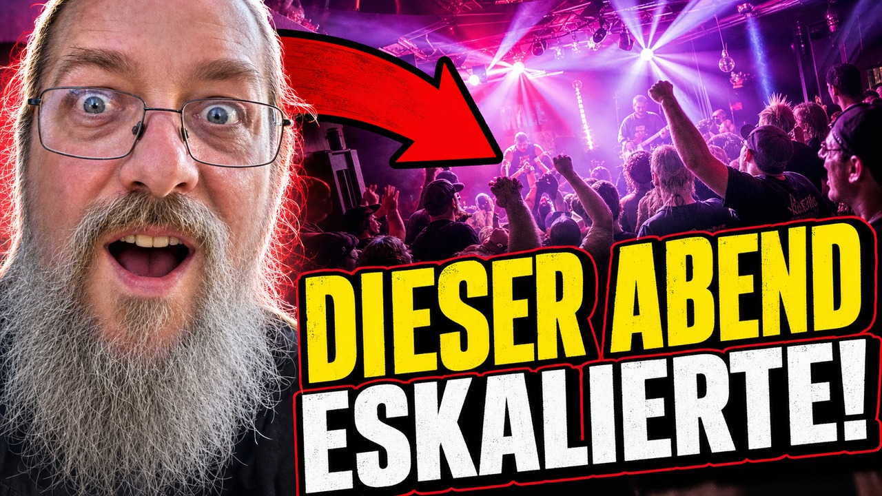 RandaleFUNK-Thumbnail zur VOR-ORT-Folge im Lokvogel mit Burg, Konzertlicht und dem Text Dieser Abend eskalierte